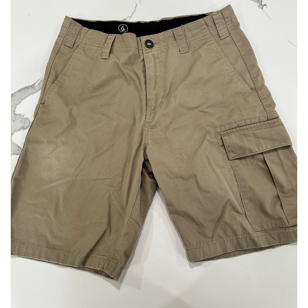 Volcom‎ Vargo Cargo Shorts Mens Size 31 Khaki Casual Work Skate Everyday
